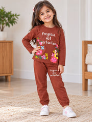 Girls Fleece Tracksuit