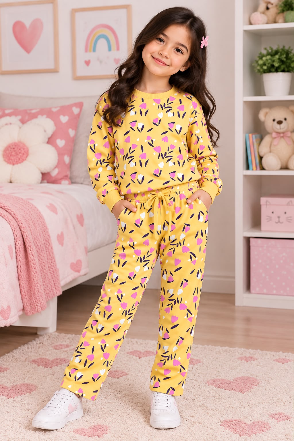 Girls Fleece Tracksuit