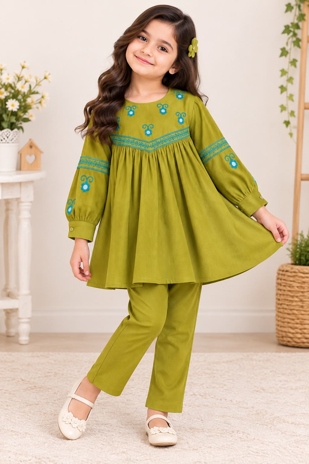 Girls Short Frock Pajama